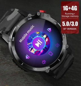 Smartwatch Rubicon RNCF08 Black Czarno-brązowy 13