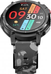 Smartwatch Rubicon RNCF08 Black Czarno-brązowy 4