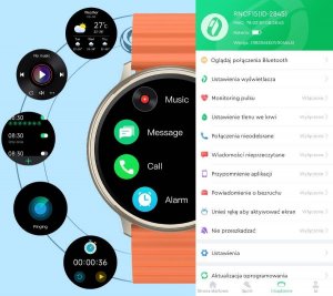 Smartwatch Rubicon Rncf15 Pomarańczowy  (RNCF15) 8