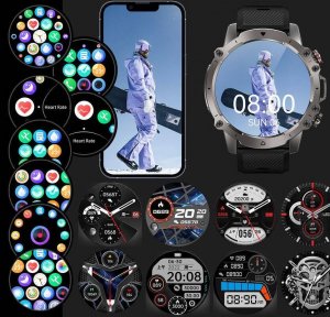 Smartwatch Rubicon RNCF18 Czarny 8