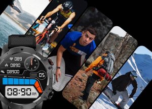 Smartwatch Rubicon RNCF18 Czarny 10