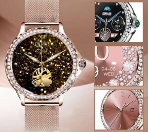 Smartwatch Rubicon RNCF19 Różowe złoto  (RNCF19) 11