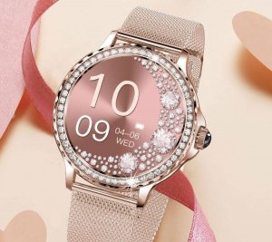 Smartwatch Rubicon RNCF19 Różowe złoto  (RNCF19) 12