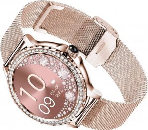 Smartwatch Rubicon RNCF19 Różowe złoto  (RNCF19) 2