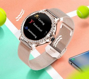 Smartwatch Rubicon RNCF19 Różowe złoto  (RNCF19) 9