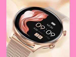Smartwatch Rubicon SmartWatch Rubicon RNCF20 różowe złoto BT Call 5