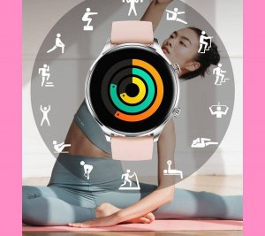 Smartwatch Rubicon SmartWatch Rubicon RNCF20 różowe złoto BT Call 7