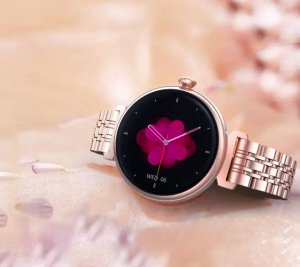 Smartwatch Rubicon RNCF21 Różowe złoto 5