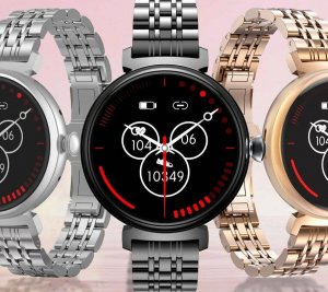 Smartwatch Rubicon RNCF21 Różowe złoto 9