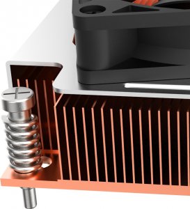 Chłodzenie CPU Akasa AKASA chladič CPU 2U cooler for Intel Core i7 & Xeon, LGA1700 compatible 4