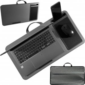 Alogy Stolik pod laptopa Podstawka uchwyt na telefon podkładka pod mysz do łóżka Alogy przenośne biurko z poduszkami 3