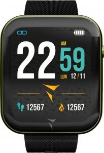 Smartwatch Techmade Smartwatch męski Techmade TM-TALK-GR czarny pasek 1