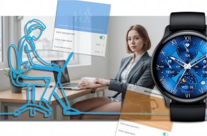 Smartwatch Rubicon RNCF10 Różowy 6