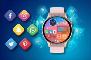 Smartwatch Rubicon RNCF10 Różowy 12