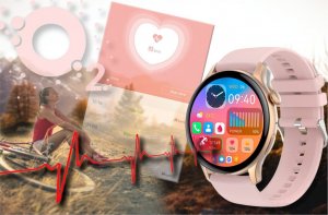Smartwatch Rubicon RNCF10 Różowy 3