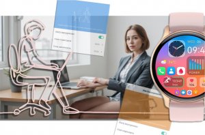 Smartwatch Rubicon RNCF10 Różowy 6