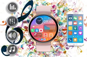 Smartwatch Rubicon RNCF10 Różowy 10