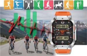 Smartwatch Gravity GT6-4 Pomarańczowy 12