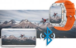 Smartwatch Gravity GT6-4 Pomarańczowy 14