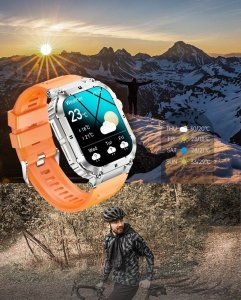 Smartwatch Gravity GT6-4 Pomarańczowy 9