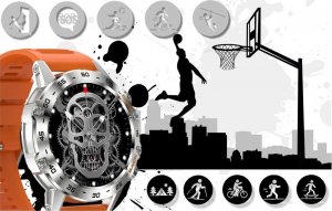 Smartwatch Gravity GT9-9 Pomarańczowy 12