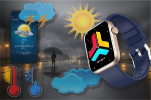 Smartwatch Gravity GT3-4 Granatowy 2