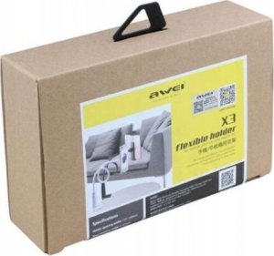 Awei Uchwyt biurkowy AWEI X3 4-10,5 cala biały/white 3