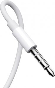 Słuchawki Joyroom Słuchawki przewodowe douszne mini jack 3.5mm z pilotem sterowania białe Słuchawki przewodowe douszne mini jack 3.5mm z pilotem sterowania białe 5