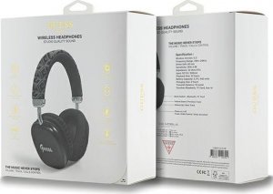 Słuchawki Guess Metallic Script Logo czarne (GUBHK1GCTCSK) 4