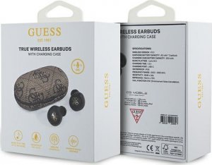 Słuchawki Guess GUTWSP4EGW brązowe 6