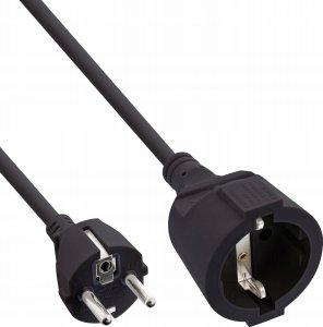 InLine InLine® Power Extension Cable Type F black 1.5m 1