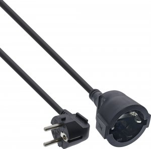 InLine InLine® Power Extension Cable angeld Type F black 2m 1