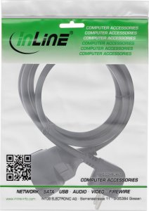InLine InLine® Power Extension Cable angeld Type F black 2m 2