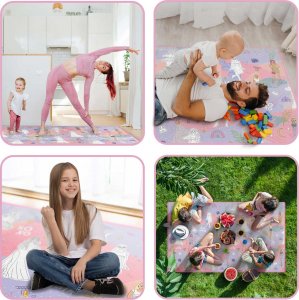 Ricokids Mata piankowa do kolorowania zwijana 200 x 120 x 0,3 cm Ricokids RK-343 11