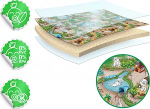 Ricokids Mata piankowa do kolorowania zwijana 120 x 90 x 0,3 cm Ricokids RK-344 11