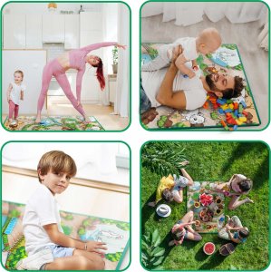 Ricokids Mata piankowa do kolorowania zwijana 120 x 90 x 0,3 cm Ricokids RK-344 12