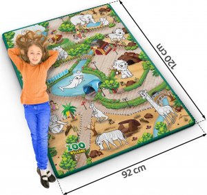 Ricokids Mata piankowa do kolorowania zwijana 120 x 90 x 0,3 cm Ricokids RK-344 8