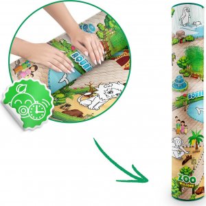 Ricokids Mata piankowa do kolorowania zwijana 200 x 120 x 0,3 cm Ricokids RK-343 12