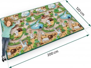 Ricokids Mata piankowa do kolorowania zwijana 200 x 120 x 0,3 cm Ricokids RK-343 4