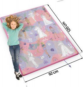 Ricokids Mata piankowa do kolorowania zwijana 120 x 90 x 0,3 cm Ricokids RK-344 5