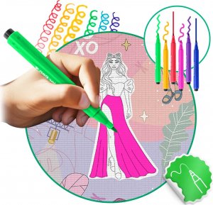 Ricokids Mata piankowa do kolorowania zwijana 120 x 90 x 0,3 cm Ricokids RK-344 8