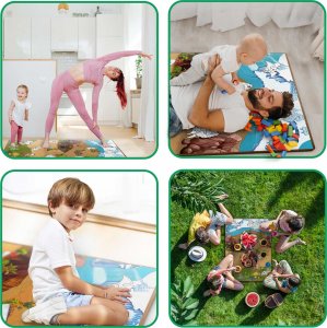 Ricokids Mata piankowa do kolorowania zwijana 120 x 90 x 0,3 cm Ricokids RK-344 12