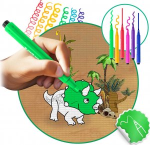 Ricokids Mata piankowa do kolorowania zwijana 120 x 90 x 0,3 cm Ricokids RK-344 3