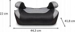 Fotelik samochodowy Lionelo Luuk Fix I-Size Grey Stone 17