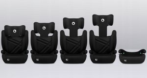 Fotelik samochodowy Lionelo FOTELIK HUGO I-SIZE BLACK CARBON 15-36KG 100-150CM 8