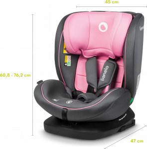 Fotelik samochodowy Lionelo FOTELIK SAMOCHODOWY OBROTOWY BASTIAAN I-SIZE 0-36KG 40-150CM PINK BABY 2