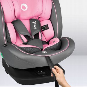 Fotelik samochodowy Lionelo FOTELIK SAMOCHODOWY OBROTOWY BASTIAAN I-SIZE 0-36KG 40-150CM PINK BABY 4