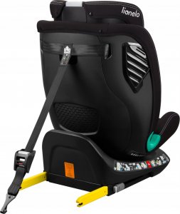 Fotelik samochodowy Lionelo Bastiaan One i-size 0-36kg 40-150cm Czarny 4