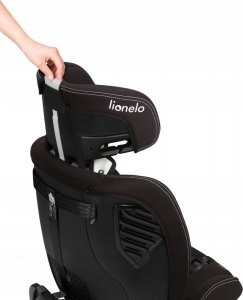 Fotelik samochodowy Lionelo Bastiaan One i-size 0-36kg 40-150cm Czarny 5