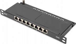 Digitus Patch Panel Digitus Cat6a 8-port shielded black 1